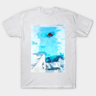 Snowboarder In The Air. For snowboarding lovers. T-Shirt